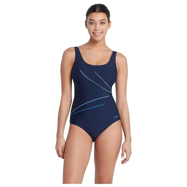 Zoggs Women's Macmasters Scoopback Navy