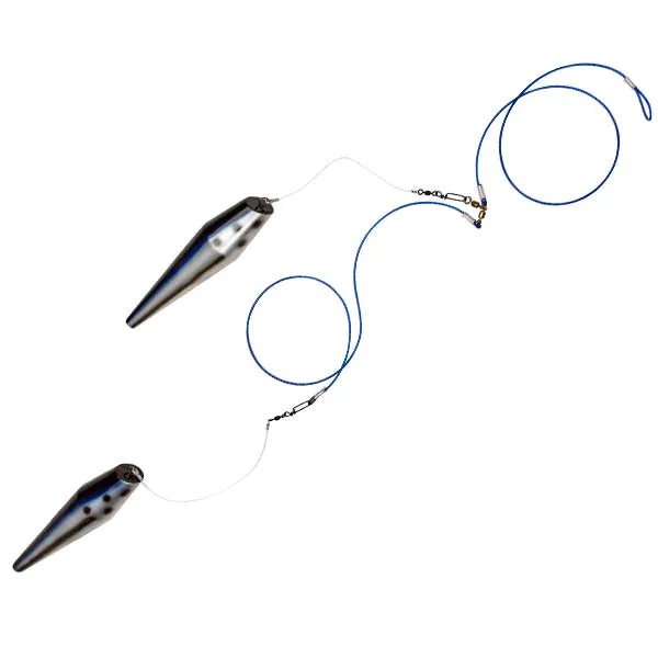Boone Lulu Mackerel 13.5in 2-Pin Rigged Ultimate Pin Teaser