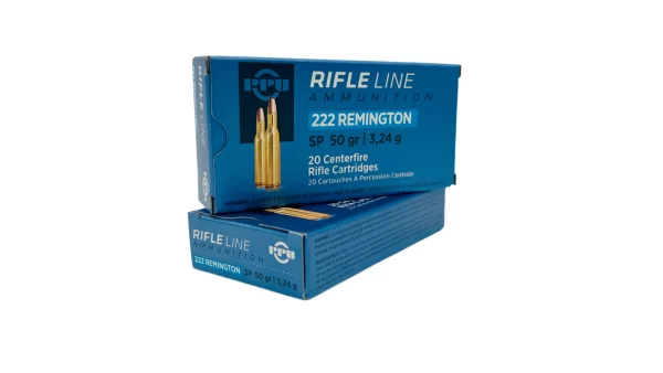 222 Remington 50gr SP Ammunition by PPU (20 pcs)