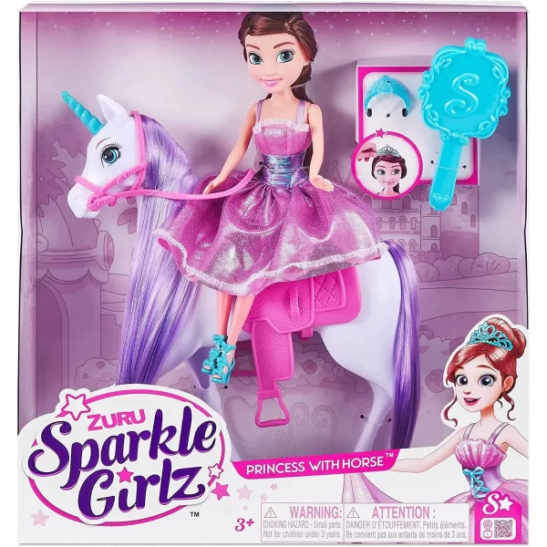 Zuru Sparkle Girlz Princess With Unicorn