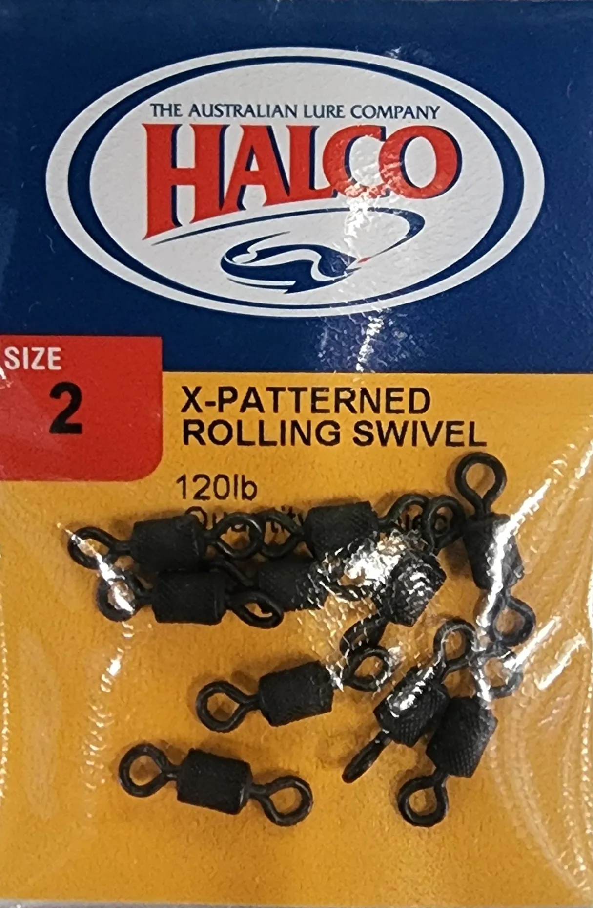 7zHalco-X-Patterned-Rolling-Swivel-Size-2-120lb-10pcs