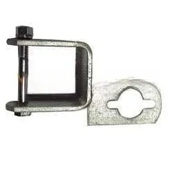 2" X 2" Clamp On + Flag Gal Support Bracket